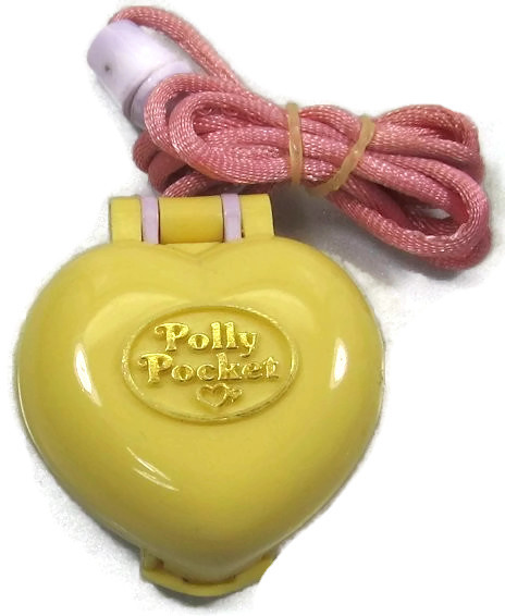 polly pocket yellow heart