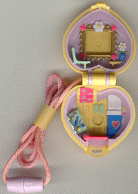 Polly Pocket Polly in her Bedroom Locket 