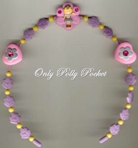 1992 - Polly Pocket Princess Polly's Sparkling Headband - Mattel #9298 / Bluebird Toys