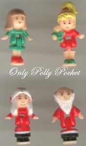 1993 - Polly Pocket Holiday Toy Shop - Pollyville - Target Special Edition