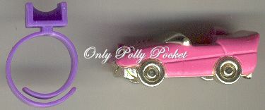 1994 - Polly Pocket Racy Roadster Ring - Bluebird Toys