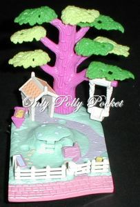 1994 - Polly Pocket Shady Tree - Pollyville - Bluebird Toys